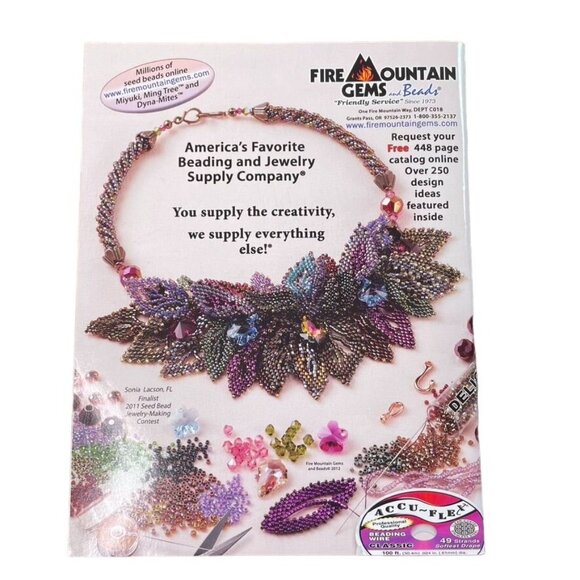 Bead & Button Magazine Jewelry Crafting Book u August 2012 Issue 110 - Picture 2 of 8